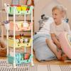 Toddler Toy Organizer and Children's Book Storage, Multicolor view 3