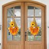 Outdoor Fall Gnome Light-up | Hangable Porch Garland with Artificial Flowers view 4