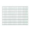 25 Double-Wire Mesh Fence Panels (50 Meters) | Height 143 cm | Green | Galvanized & Powder-Coated | UV- and Weather-Resistant | Industrial Quality view 1