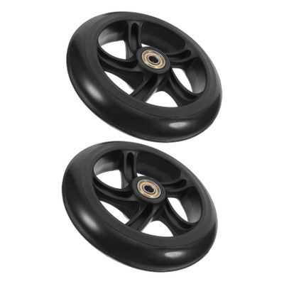 Toddmomy 2-Piece Quiet PU Skateboard Wheels for Scooters and Skateboards