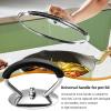Generic Pot Lid Knob - Stainless Steel Handle view 2