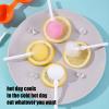 Silicone Lollipop Molds | 4-Pack Chocolate Molds - Reusable Non-Stick Baking Molds for Lollipops, Chocolates, Cakes, Desserts view 3
