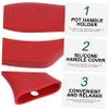 SOIMISS 2-Pack Silicone Pot Holder Covers view 2