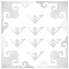 ABOOFAN 3D Silver Acrylic Mirror Corner Stickers, 10.2 x 10.2 x 0.1 cm view 1