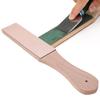 Leather Stropping Belt, Paddle-Shaped Sharpening Block view 1