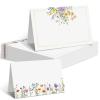 Xinfin 50 Pack Wedding Table Cards Flowers view 1
