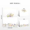 Xinfin 50 Pack Wedding Table Cards Flowers view 2