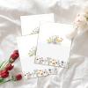 Xinfin 50 Pack Wedding Table Cards Flowers view 3