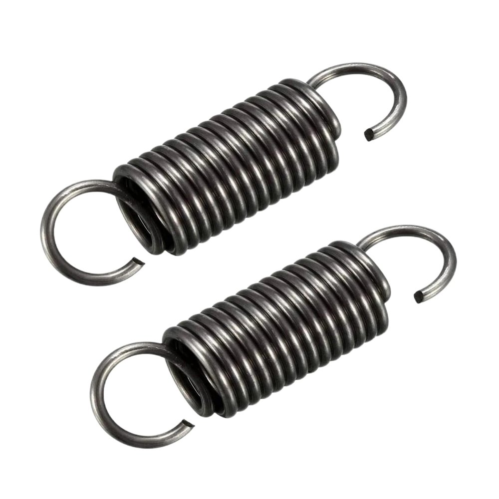 SAJMAKUWLA Extension Springs, 2-Pack, Double-Hook Spring Steel, 1.8 mm Wire Diameter, 820 mm OD, 40,400 mm Free Length