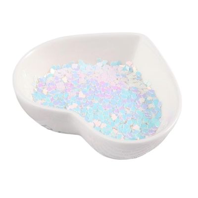 LZTDSBX Glitter Mini Sequins, 10 g, 3 mm Cloud-Shaped, White
