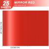 A4 Christmas Red Mirror Cardstock - 25 Sheets view 2