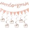 ALLY-MAGIC 60th Birthday Decoration Set view 1