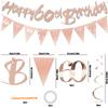 ALLY-MAGIC 60th Birthday Decoration Set view 2