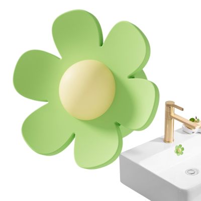 Overflow Cover for Sink - Flower Design