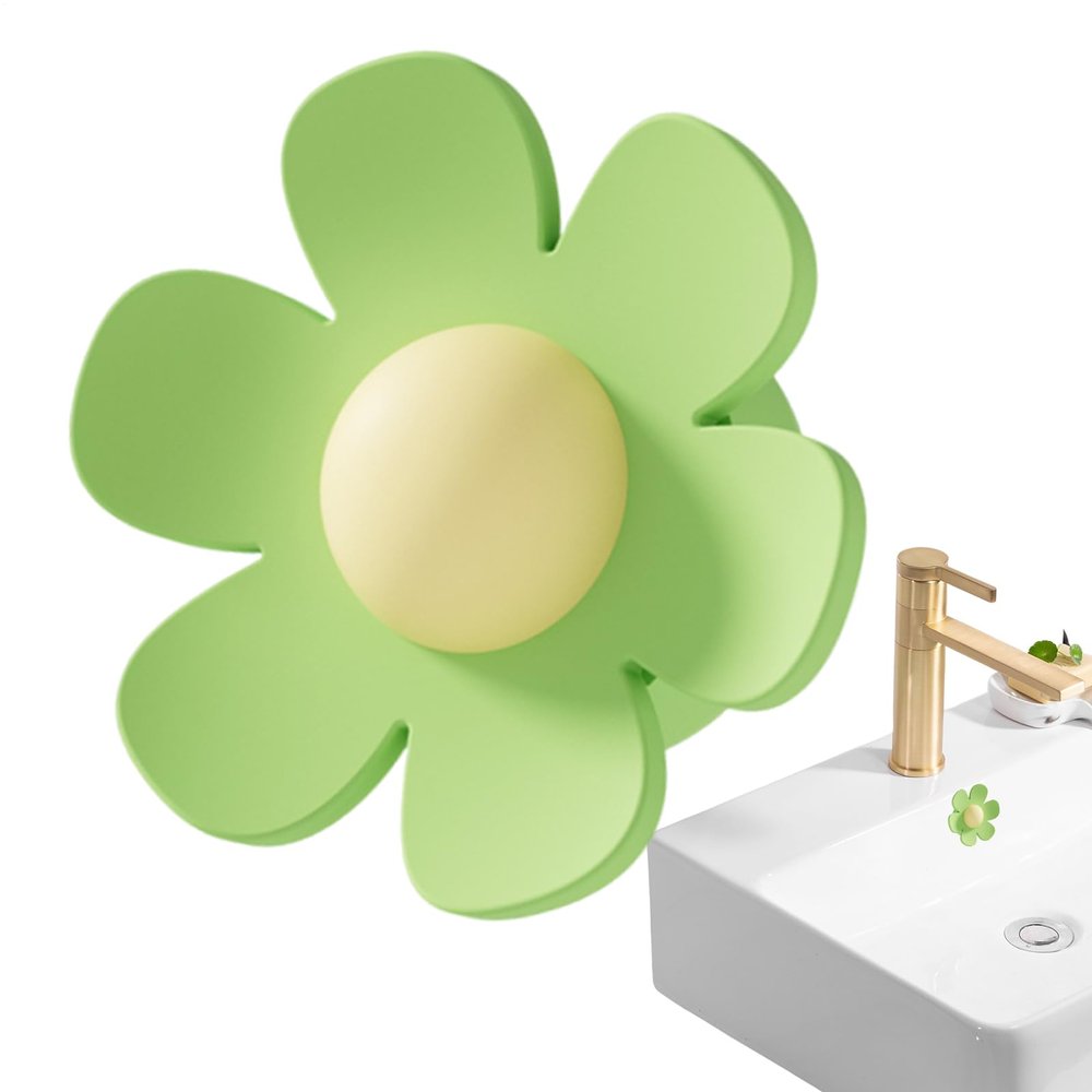 Overflow Cover for Sink - Flower Design