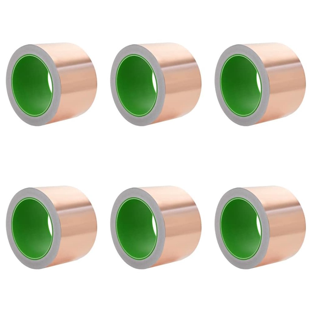 vidaXL Double-Sided Copper Tape for Slug Protection, 6 pcs.