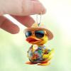 Gazocua Car Mirror Decoration - Yellow Duck view 3