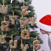 26 Gingerbread Alphabet Ornaments for Christmas Tree view 3