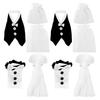 BIFHIG 4-Piece Dress Shaped Wine Glass Set view 1