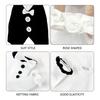 BIFHIG 4-Piece Dress Shaped Wine Glass Set view 3