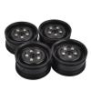 4-Piece 1.9-Inch Plastic Wheels for Axial SCX10, Tamiya CC01, D90, Pajero and Traxxas TRX4 RC Rock Crawlers view 2