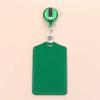 Vertical ID Badge Holder with Retractable Reel Clip, Sky Blue view 3
