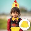 VANZACK Children's Yellow Chicken Costume with Tutu Skirt view 3