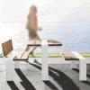 SONGYL-20249 Solid Wood Outdoor Park Bench, Medium view 4