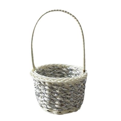 Mini Woven Flower Basket