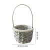 Mini Woven Flower Basket view 2
