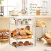 4-Tier Bread Box for Kitchen Counters view 2