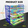 Art Drying Rack for Classrooms with 16 Removable Shelves view 2