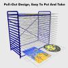 Art Drying Rack for Classrooms with 16 Removable Shelves view 4