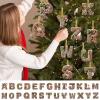 26 Gingerbread Alphabet Ornaments for Christmas Tree view 2