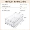 XNKLPY Transparent Acrylic Desk Organizer with Stackable Drawers, Six-Pack view 2