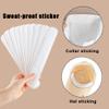Hat Sweat Liners, 100 Disposable Self-Adhesive Absorbent Bands, 23.5 x 3.8 cm view 3