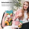 Protective Case for Samsung Galaxy A35 5G with RFID Blocking, 4 Card Slots, Stand, Wrist Strap, Magnetic PU Leather Wallet Case with Cute Baby Pig and Sunflower Design view 4