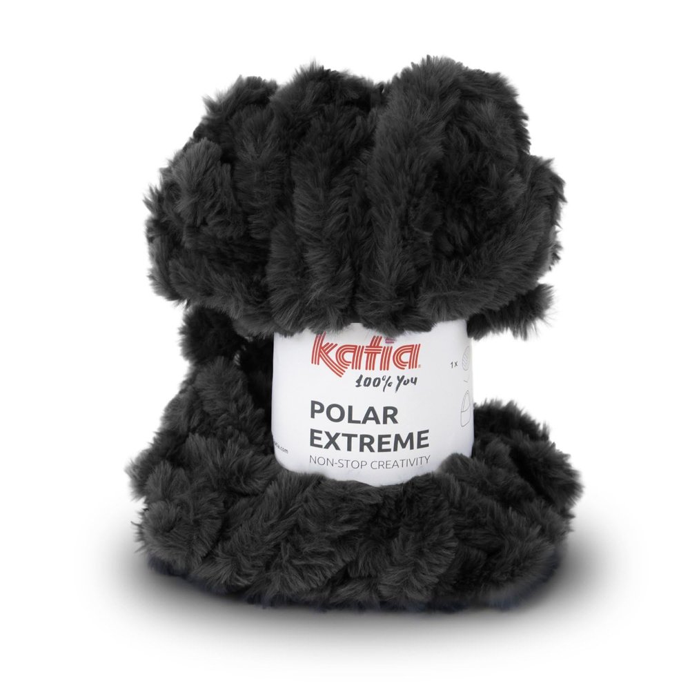 Katia Fleece Extreme, 300 g Ball and 30 m (202 - Black)