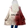 Mfhmom Bloody Halloween Cardigan for Women, Long Hooded Open-Front Coat view 1