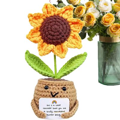 Crochet Sunflower Doll