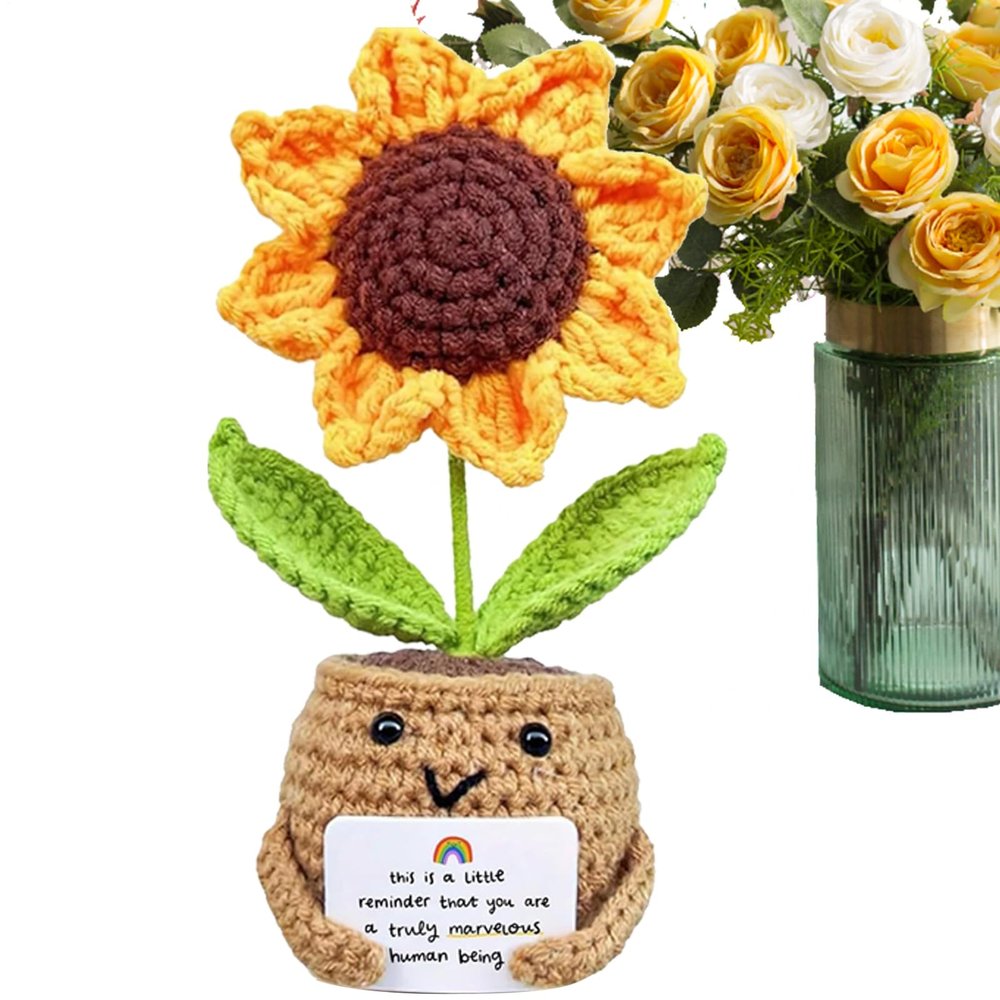 Crochet Sunflower Doll