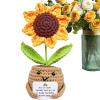Crochet Sunflower Doll view 1