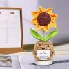 Crochet Sunflower Doll view 2