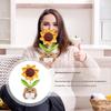Crochet Sunflower Doll view 3