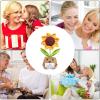 Crochet Sunflower Doll view 4
