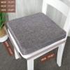 Chair Cushion, 3/5/8 cm Thick, 40/45/50 cm, Removable Non-Slip Foam Cushion, Grey B, 50 x 50 x 3 cm view 2