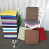 Chair Cushion, 3/5/8 cm Thick, 40/45/50 cm, Removable Non-Slip Foam Cushion, Grey B, 50 x 50 x 3 cm view 3
