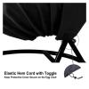 HWJFDC Hanging Chair Cover, 1 Piece, Waterproof Outdoor Protective Cover, Silver view 2