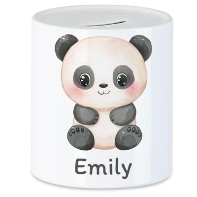 Kiddle-Design Personalized Panda Money Box for Children with Name