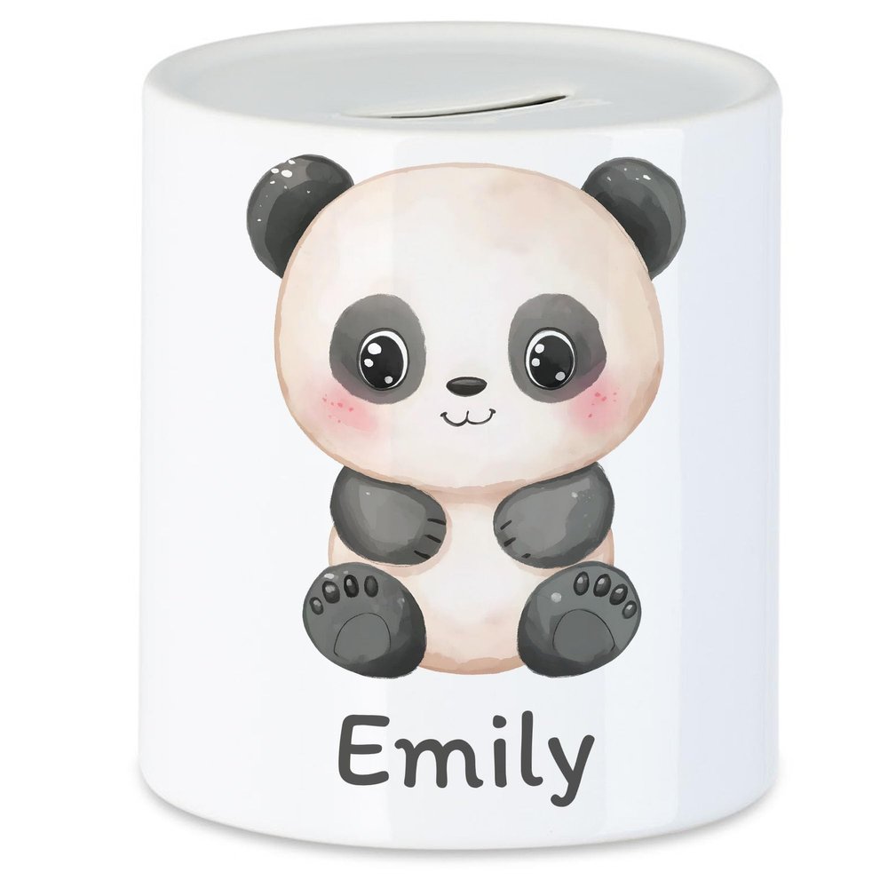 Kiddle-Design Personalized Panda Money Box for Children with Name